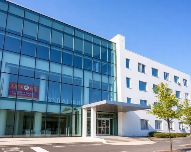 Bâtiment hospitalier moderne
