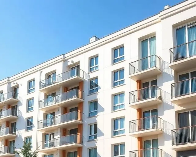 Immeuble résidentiel collectif moderne